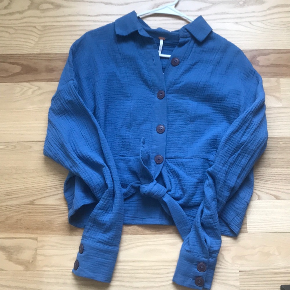 Free people crop blouse